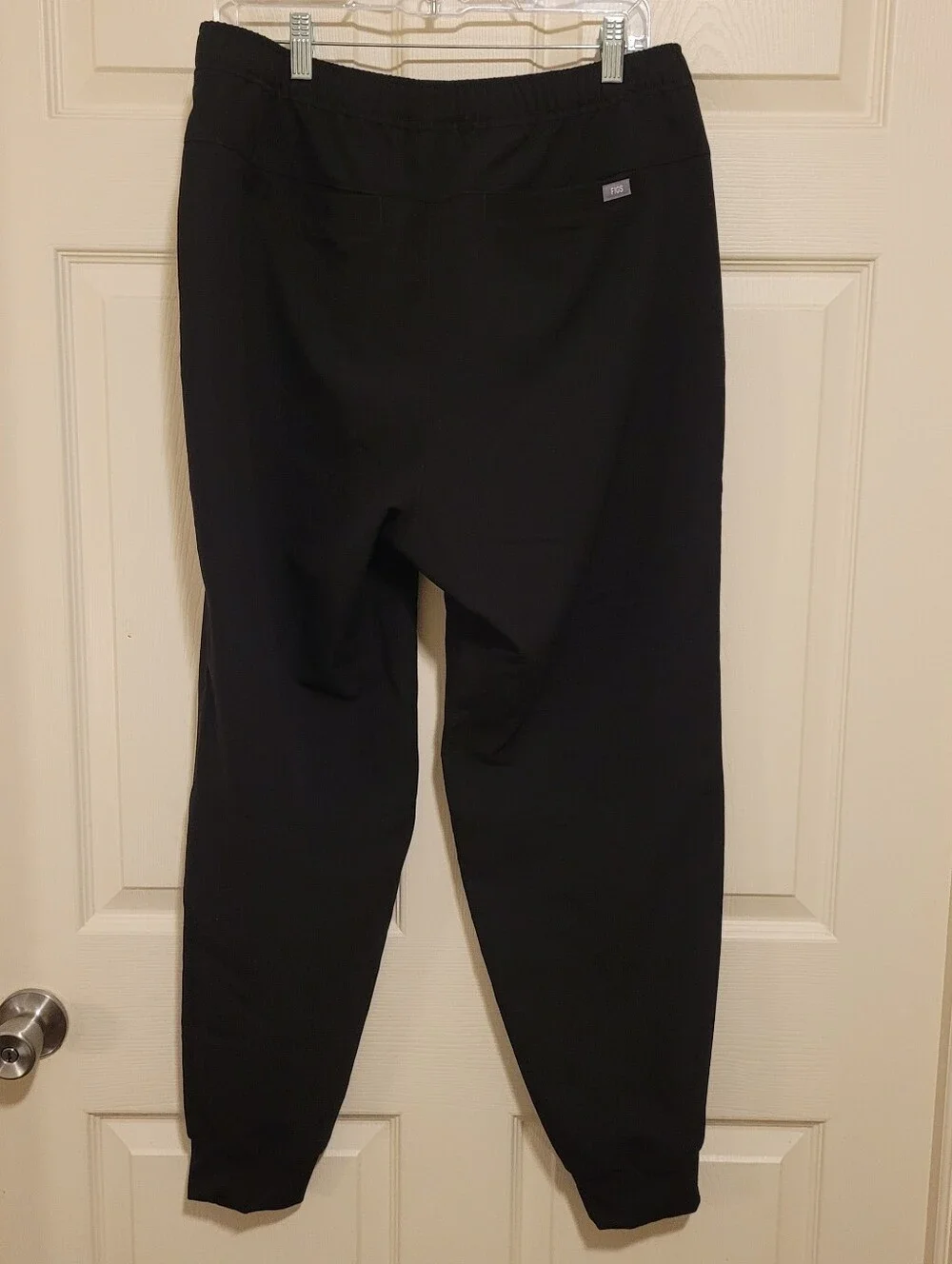 Unisex Figs Scrub Jogger Pants Large Black Drawstring